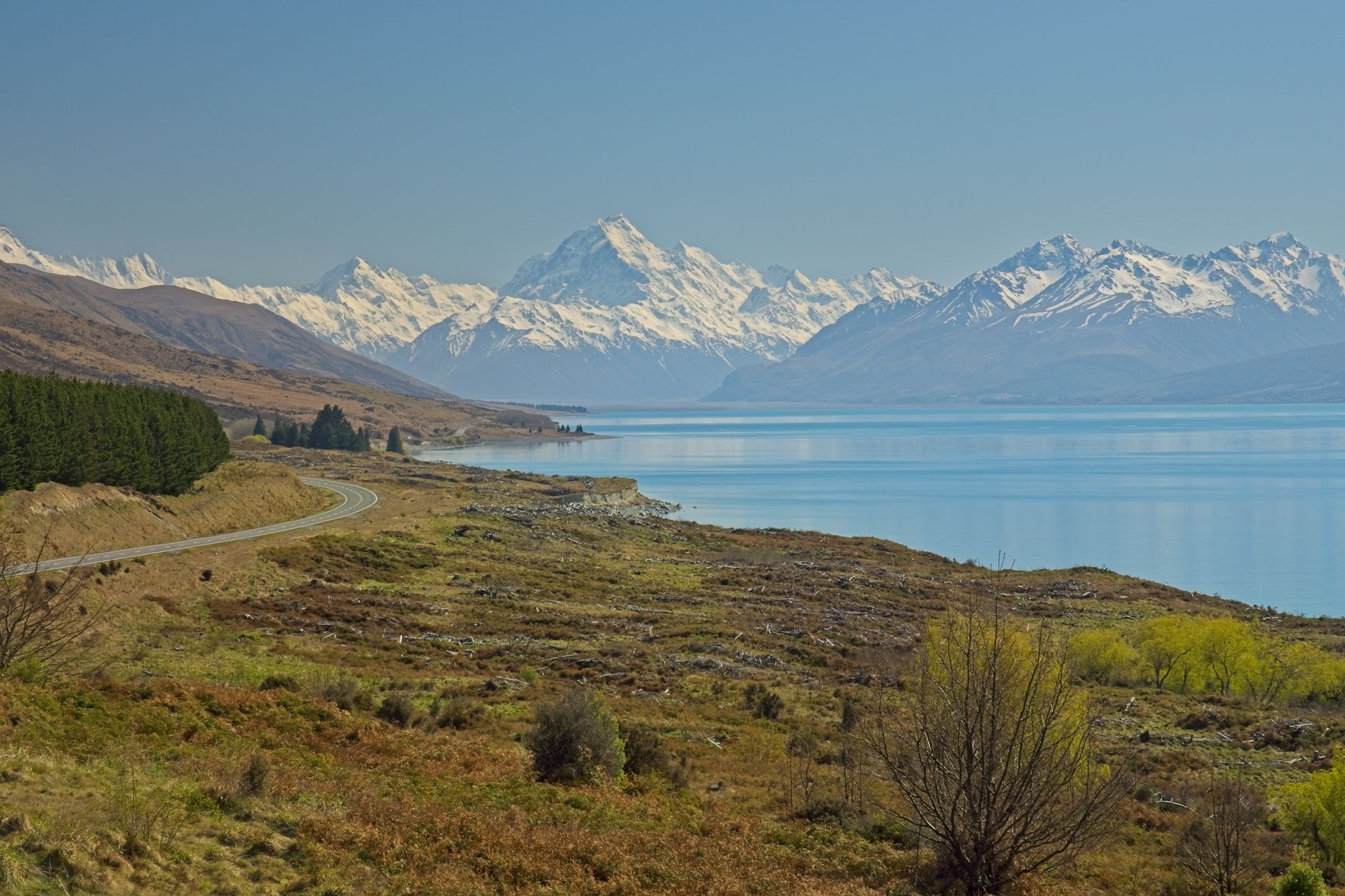 South Island Lake and Pass